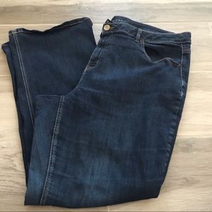 Lane Bryant 22W mid rise boot jeans
